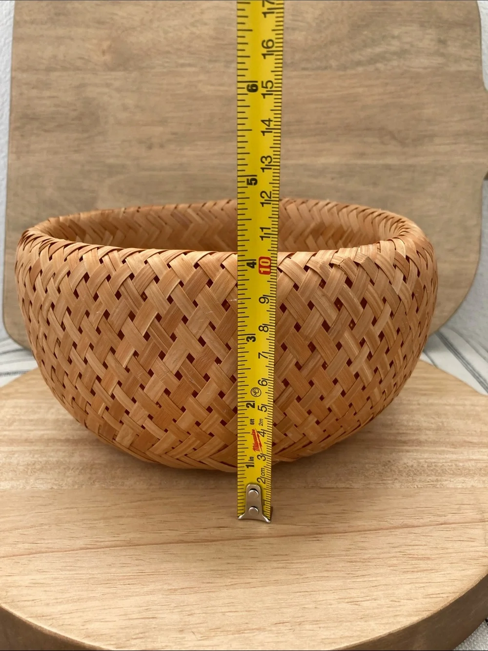 SALE! 70% Off Vintage Woven Rattan Decorative Bowl - Natural Tan Set of 3